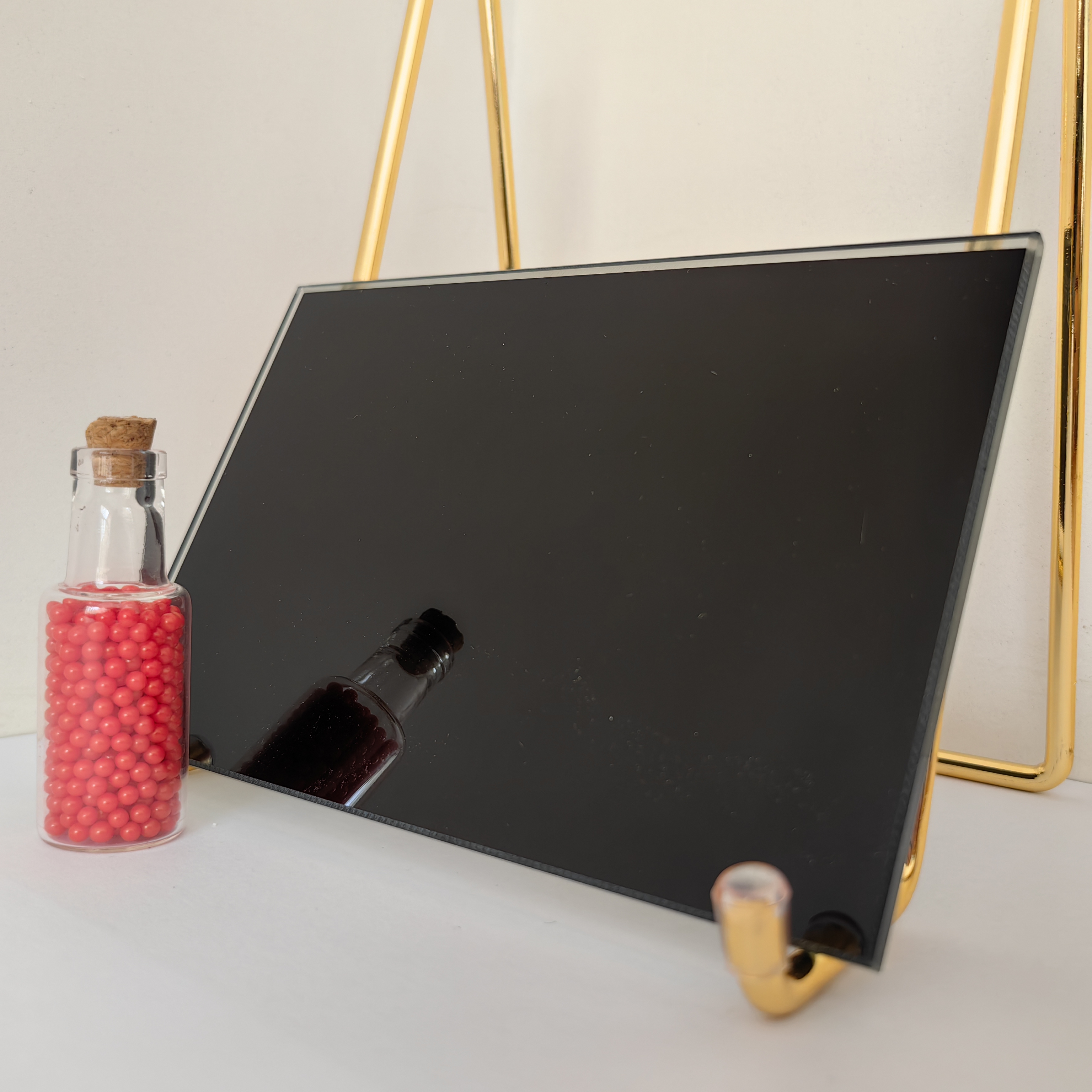 Black Painted Glass
