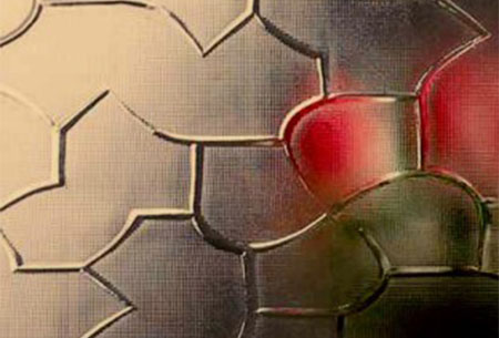 Bronze Karatachi Patterned Glass